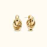 Daily knot earrings