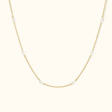 Everyday pearl necklace