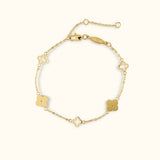 Multi clover bracelet