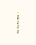 Diamond drop charm