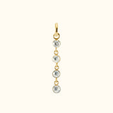 Diamond drop charm