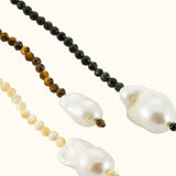 Pearl wrap necklace