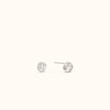 Round bezel studs