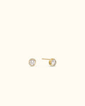 Round bezel studs
