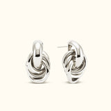 Daily knot earrings