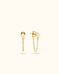 Pearl chain studs