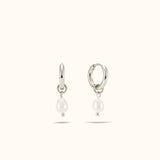 Mini pearl hoops