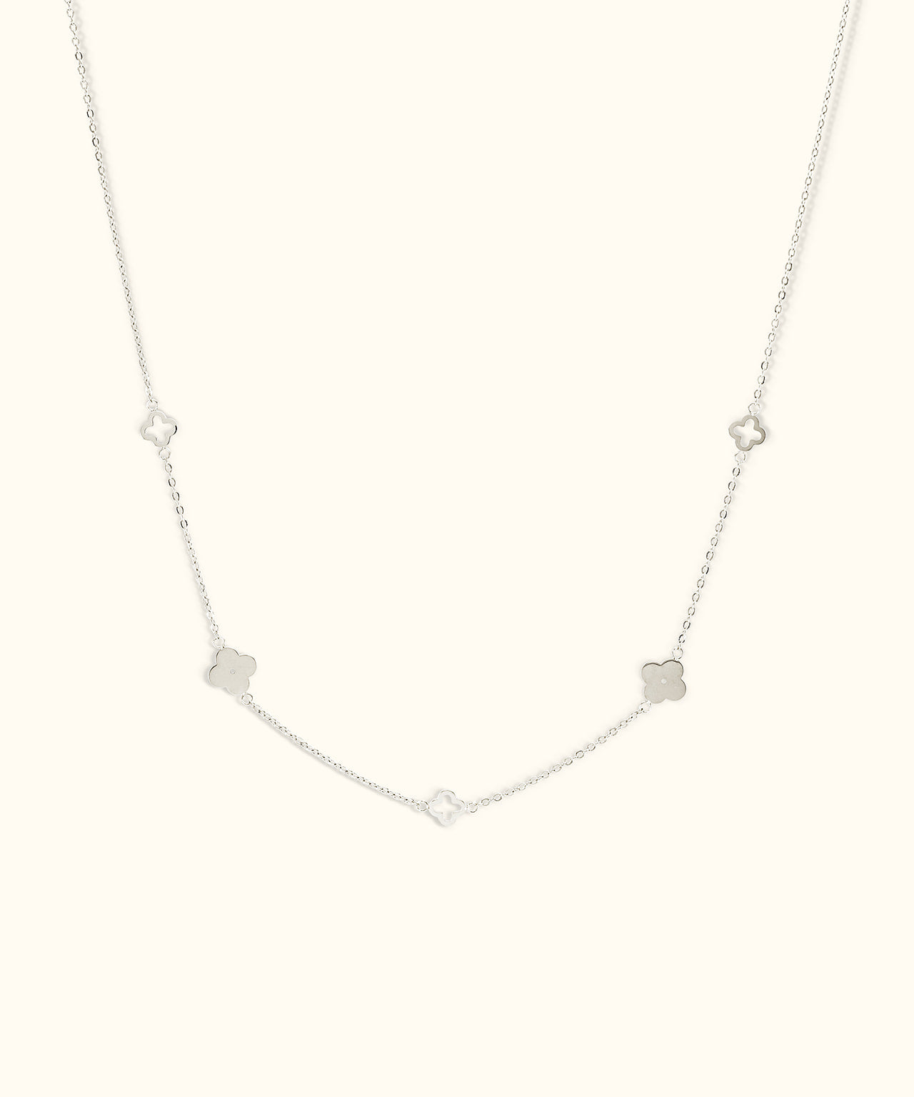 Multi clover necklace