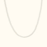 Micro pearl necklace