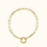Fine link bracelet