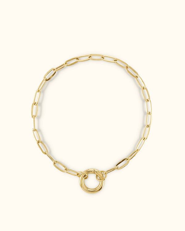 Fine link bracelet
