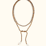 Pearl wrap necklace