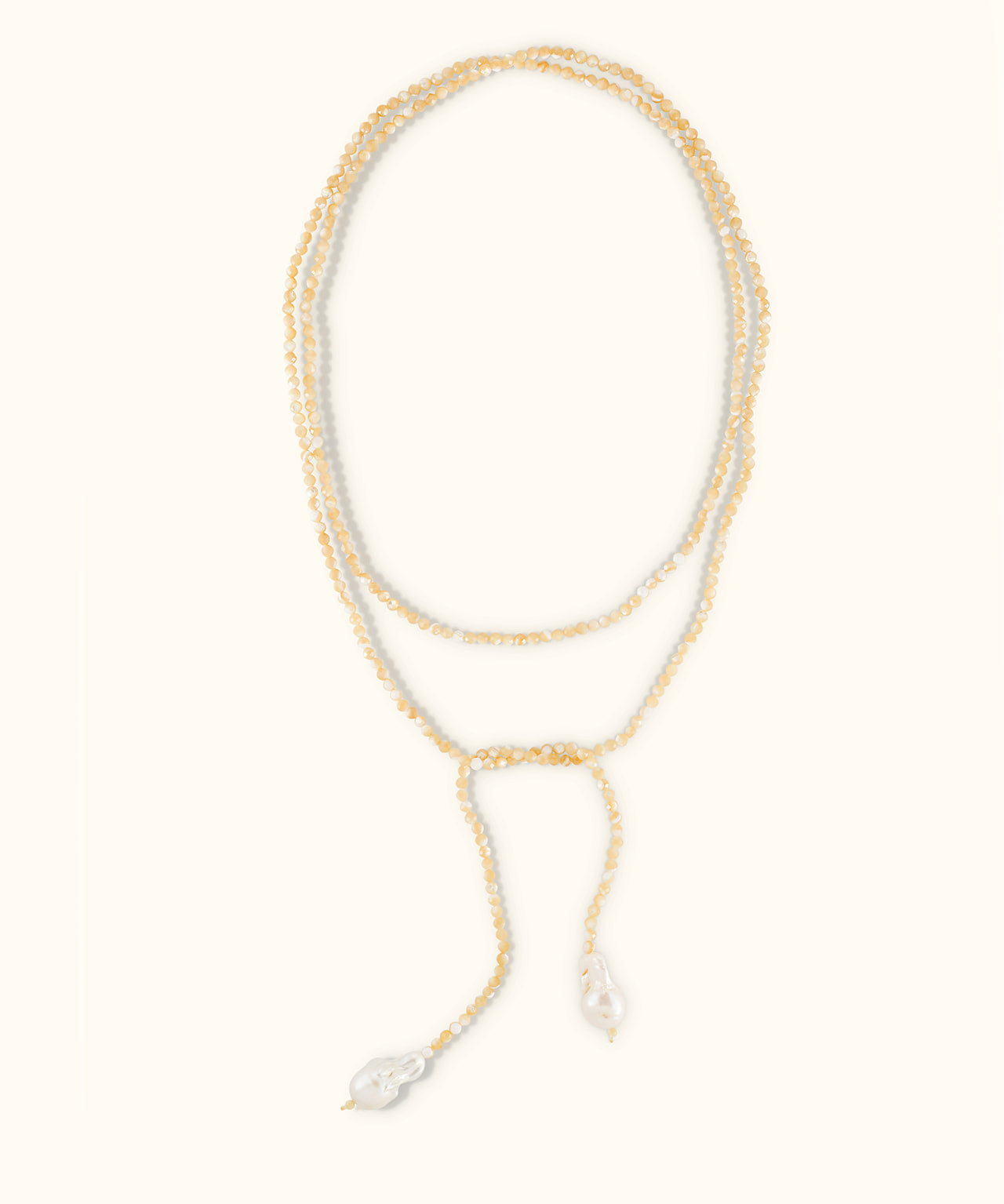 Pearl wrap necklace
