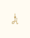 Cursive letter charms