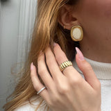 Lora Earrings Cream