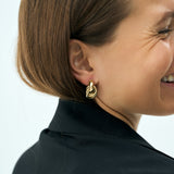 Daily knot earrings