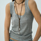 Pearl wrap necklace