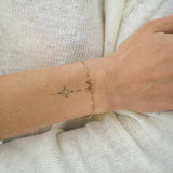 Script letter bracelet