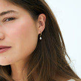 Mini pearl hoops